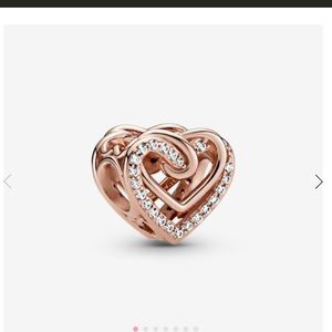 Pandora Sparkling Entwined Hearts Charm! 😍